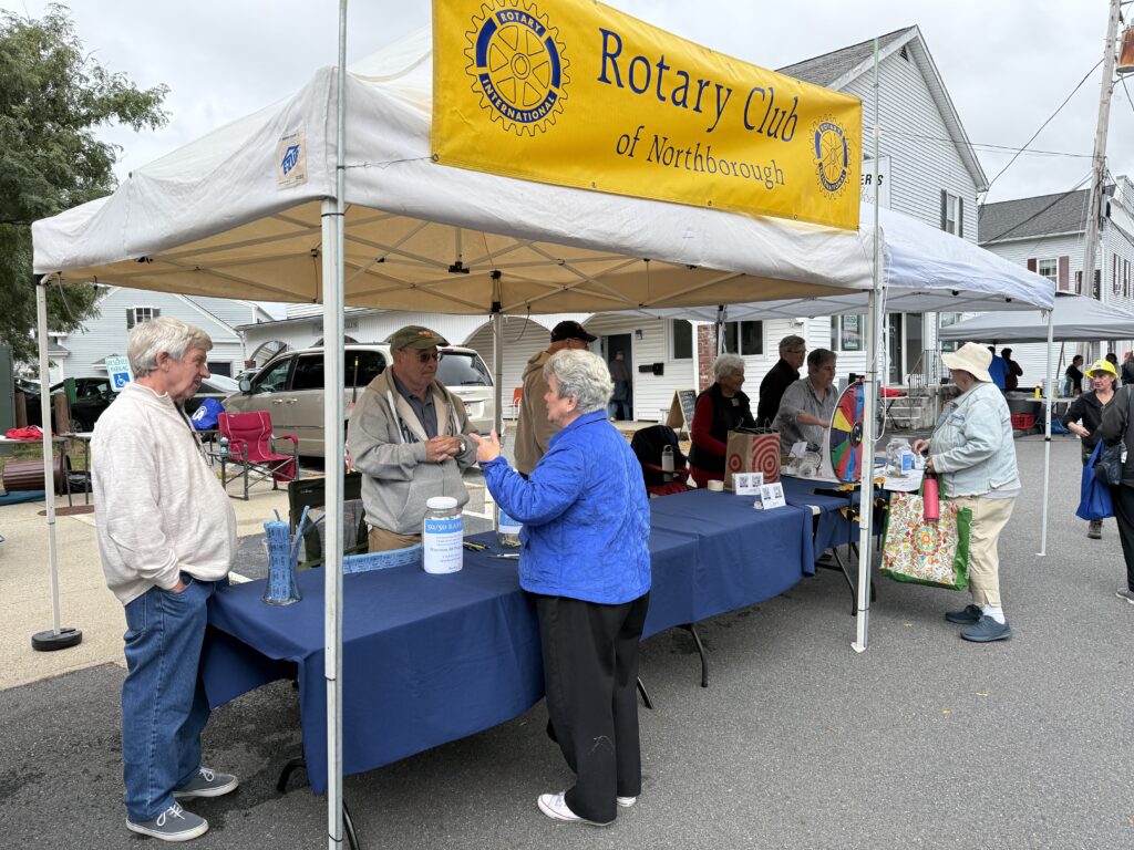 Rotary Club booth